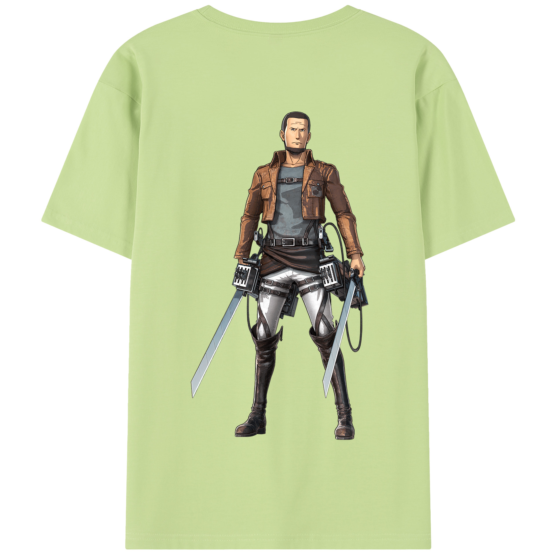 （画像用） 進撃の巨人 Attack on Titan 綿100％半袖Tシャツ（背面プリント）